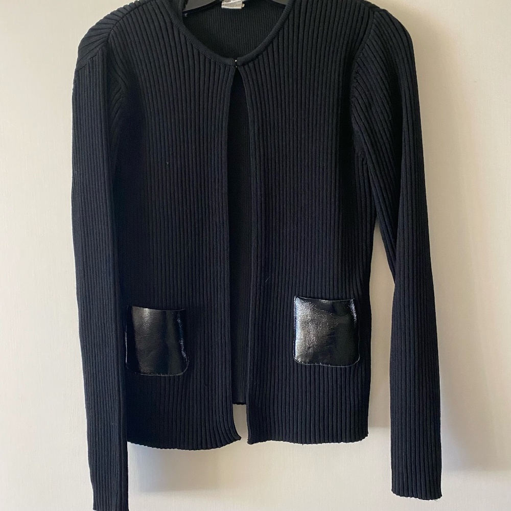 Classy Wworth Lady’s ribbed knit 2 piece  cardigan sweater set